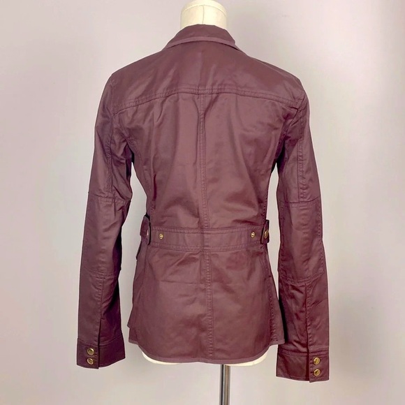 J. Crew Women’s The Downtown Field Jacket Maroon XS - Picture 7 of 15